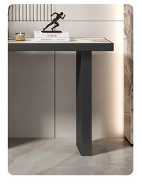 Pilar Form Marbled Stone Entryway Table - 2 Options