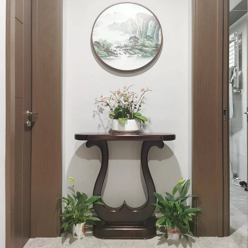 Classical Ornate Solid South American Walnut Console Table - 3 Colours