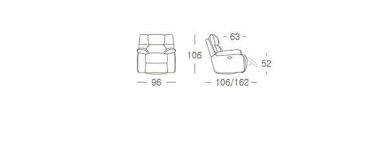 Plush Sherpa Electric Recliner Chair with Swivel, Rocking & USB Charging
