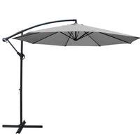 Instahut 3m Outdoor Umbrella Cantilever Beach Garden Patio - 4 Colours