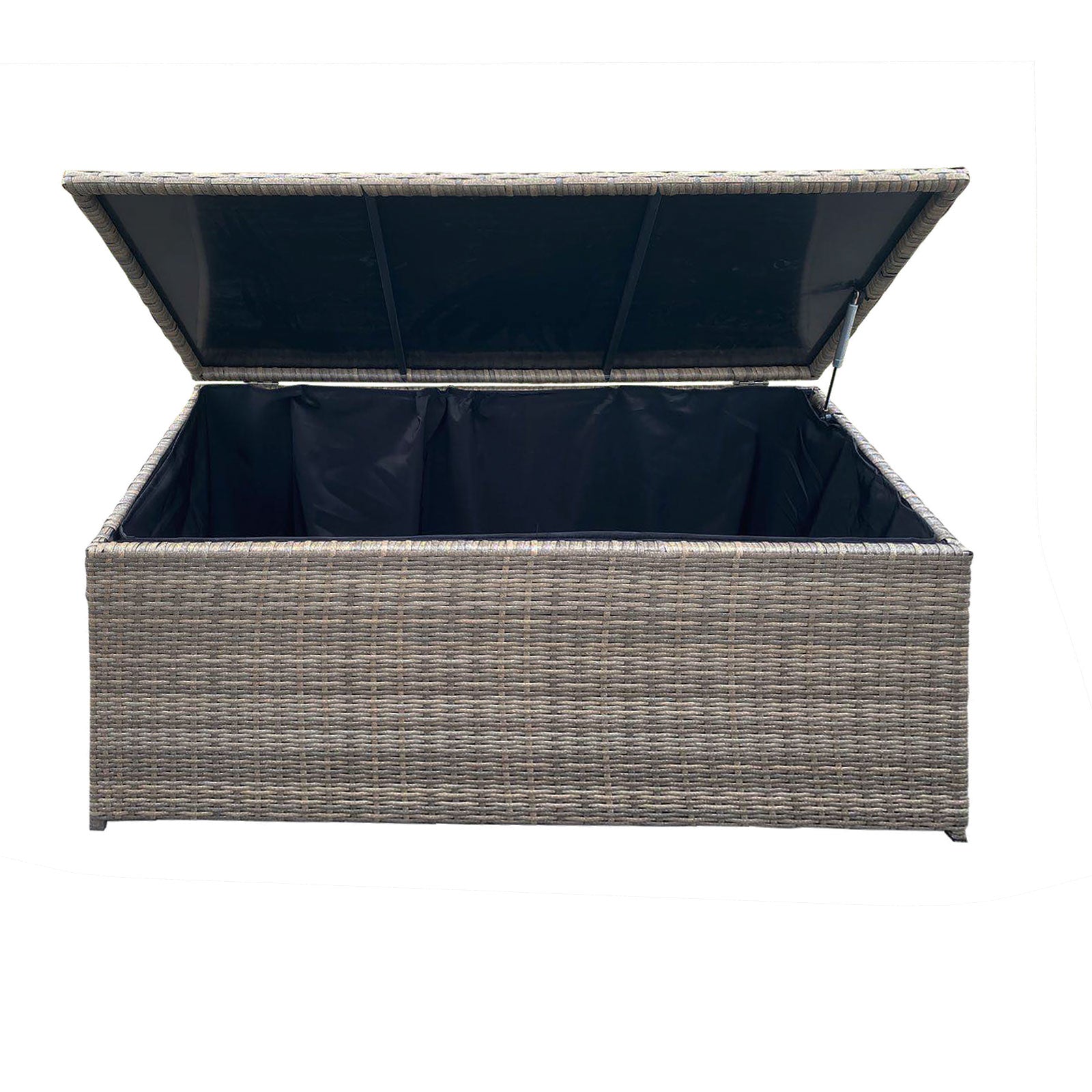 Arcadia outdoor rattan storage box - oatmeal 1