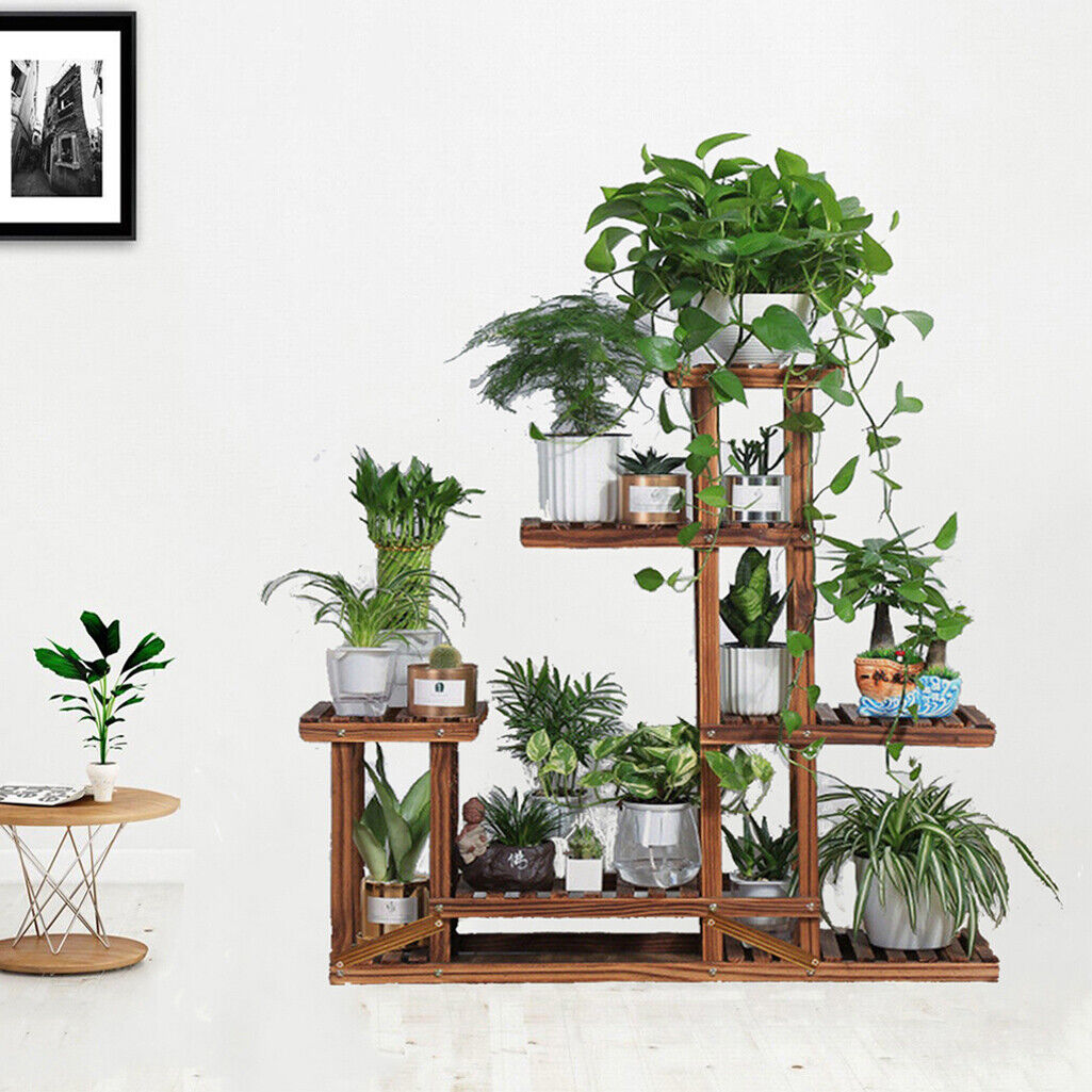 5-Tier Wooden Plant Stand