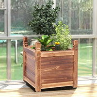 Small Raised 30x30x33cm Wooden Planter Box