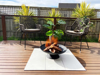 Black lassen cast iron fire pit - 59cm 2
