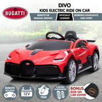 Kahuna Licensed Bugatti Divo Kids Electric Ride On Car - 3 Colours