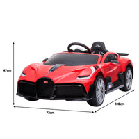 Kahuna Licensed Bugatti Divo Kids Electric Ride On Car - 3 Colours