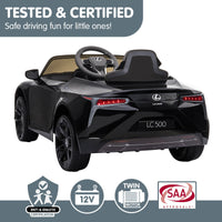 Kahuna Licensed Lexus LC 500 Kids Electric Ride On Car - Black or White