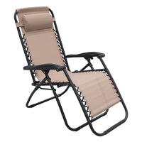 Wallaroo Zero Gravity Reclining Deck Lounge - Beige