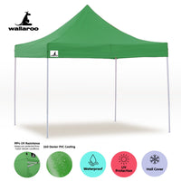 Wallaroo Gazebo Tent Marquee PopUp Outdoor 3x3m - 5 Colours