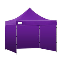 Wallaroo Gazebo Tent Marquee PopUp Outdoor 3x3m - 5 Colours