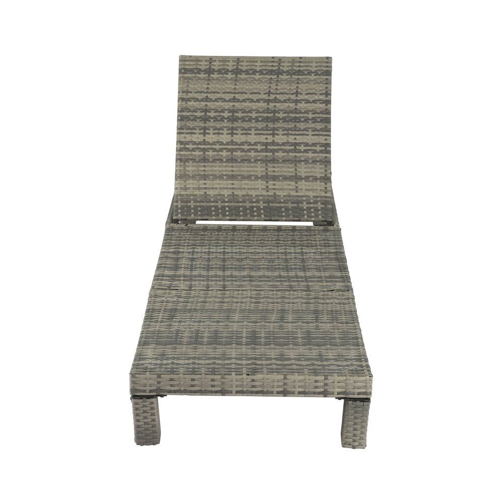 Outdoor Rattan Adjustable Sunbed