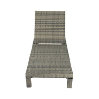 Outdoor Rattan Adjustable Sunbed