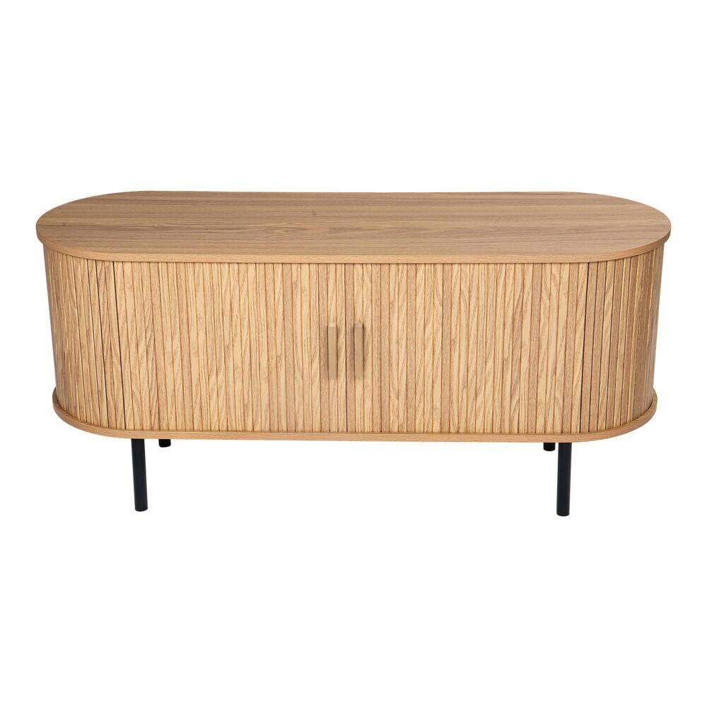 Ripple 2 Door Wood Sideboard 120cms - Natural