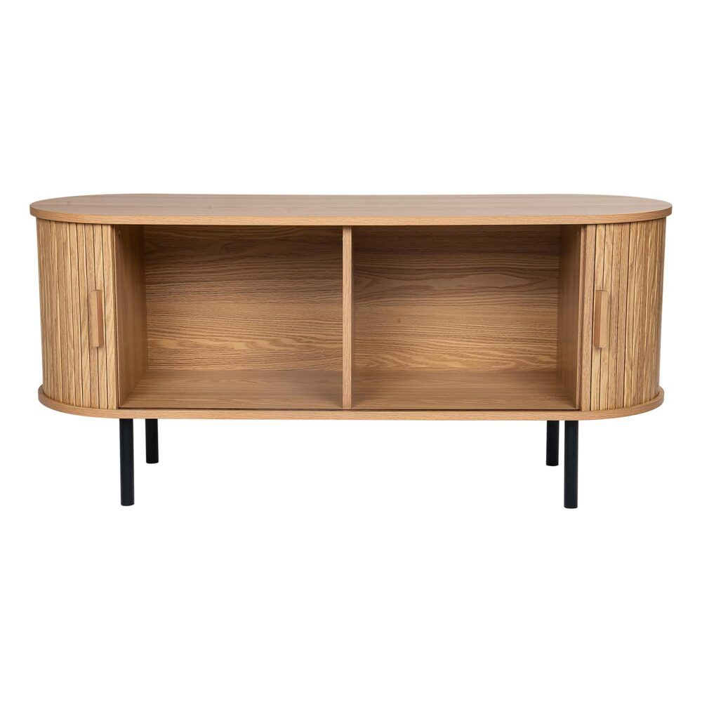 Ripple 2 Door Wood Sideboard 120cms - Natural