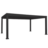 Backyard Discovery Trenton  Black Pergola with PowerPort - 2 sizes