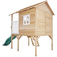 Lifespan kids archie elevated cubby house with green slide 6