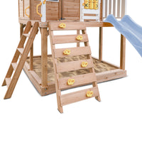 Lifespan Kids Warrigal Cubby House with 2.2m Slide - 4 Colours