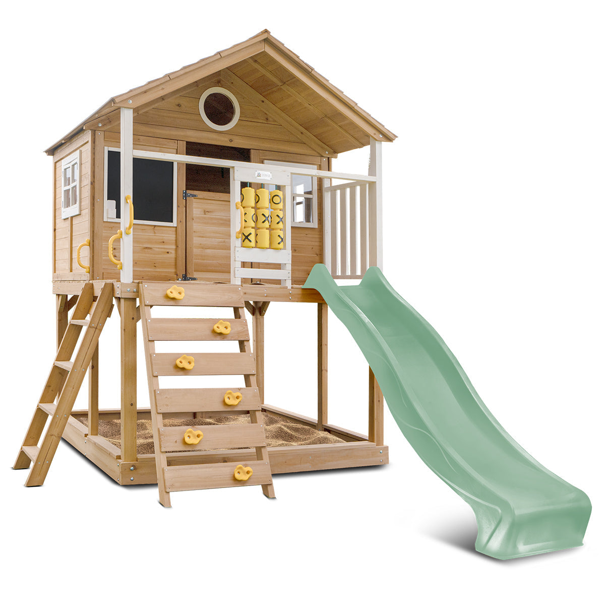 Lifespan Kids Warrigal Cubby House with 2.2m Slide - 4 Colours