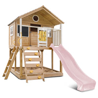 Lifespan Kids Warrigal Cubby House with 2.2m Slide - 4 Colours