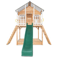 Lifespan Kids Winchester Cubby House with Elevation Platform - Green or Yellow Slide