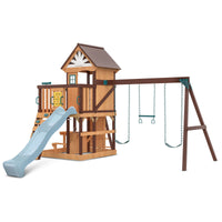 Lifespan Kids Coventry Swing Set & Play Centre with 2.2m Slide - 4 Colours