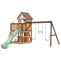 Lifespan Kids Coventry Swing Set & Play Centre with 2.2m Slide - 4 Colours