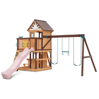 Lifespan Kids Coventry Swing Set & Play Centre with 2.2m Slide - 4 Colours