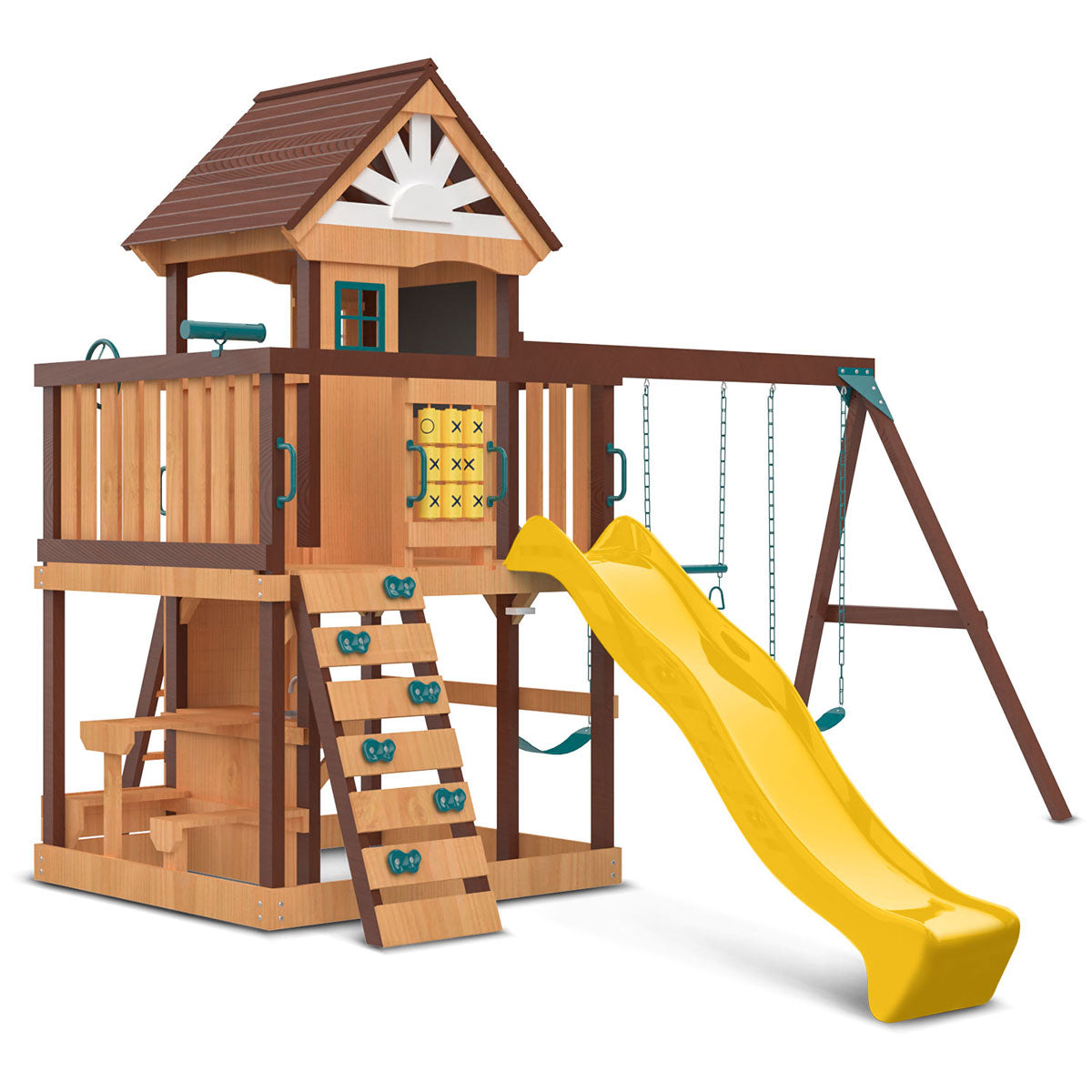 Lifespan Kids Coventry Swing Set & Play Centre with 2.2m Slide - 4 Colours