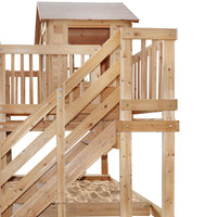 Lifespan Kids Silverton Cubby House with 1.8m Slide - Blue or Green