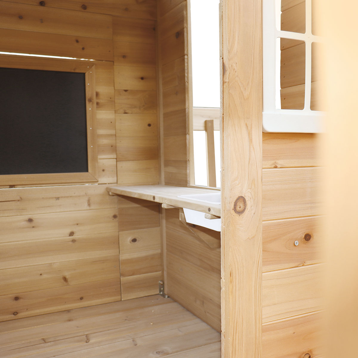 Lifespan Kids Silverton Cubby House with 1.8m Slide - Blue or Green