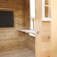 Lifespan Kids Silverton Cubby House with 1.8m Slide - Blue or Green