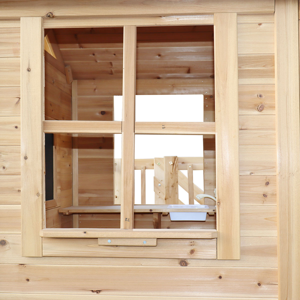 Lifespan Kids Silverton Cubby House with 1.8m Slide - Blue or Green