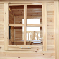 Lifespan Kids Silverton Cubby House with 1.8m Slide - Blue or Green