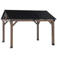 Yardtopia Fremantle 3.6m x 3m Timber & Steel Gable Roof Gazebo