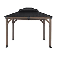 Yardtopia Maryborough 3m x 3m Timber & Steel Double Hip Roof Gazebo