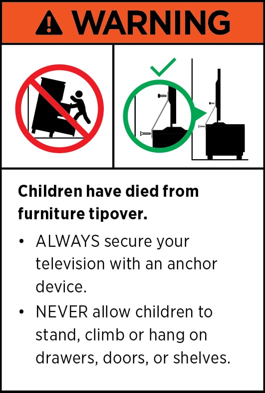 Venus Series TV Cabinet with Interior Melamine Storage - Dark Walnut