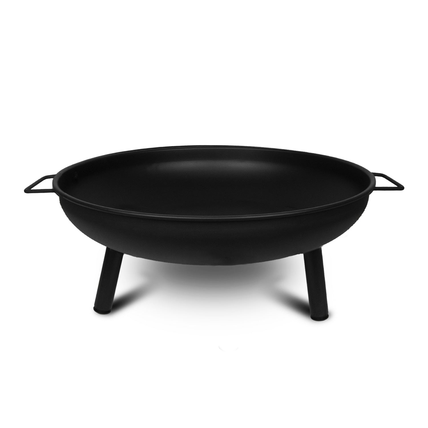 Portable outdoor fire pit fireplace open patio heater - steel 1