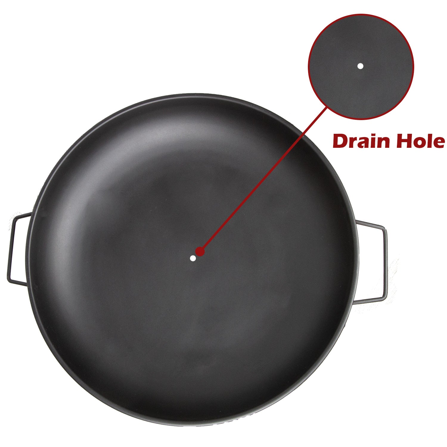 Portable outdoor fire pit fireplace open patio heater - steel 4