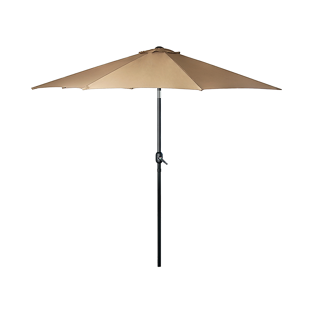 9FT Patio Umbrella Outdoor Garden Table with 8 Sturdy Ribs