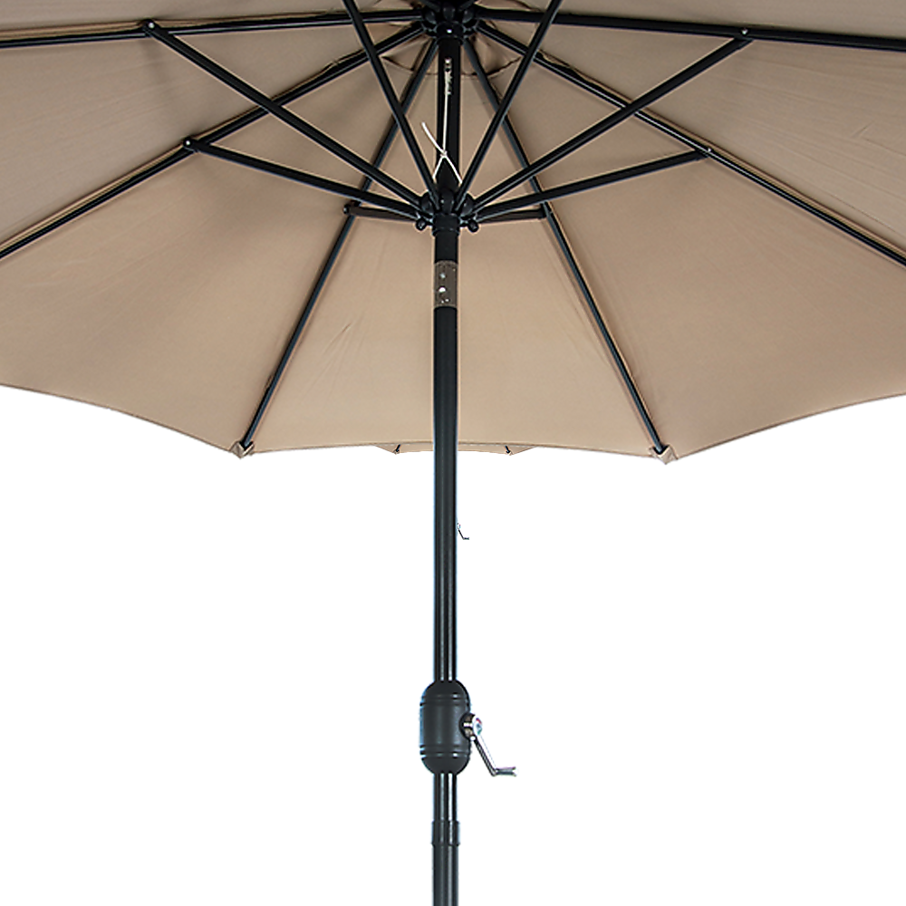 9ft patio umbrella outdoor garden table with 8 sturdy ribs