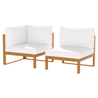 White leather outdoor sofa set chairs