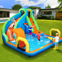 AirMyFun Kids Inflatable Pool Water Slide Cannon Splash Park - 427X374cm