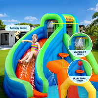 AirMyFun Kids Inflatable Pool Water Slide Cannon Splash Park - 427X374cm