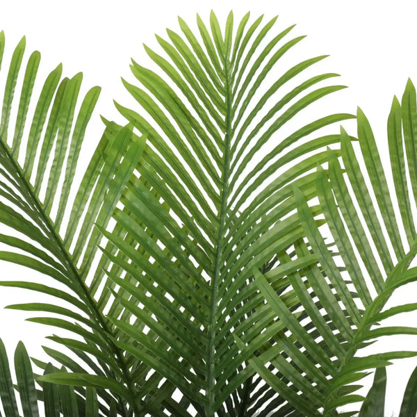 Artificial areca palm tree 160cm, close up view of palm leaves