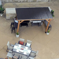 Backyard discovery saxony grill/bbq xl gazebo 4