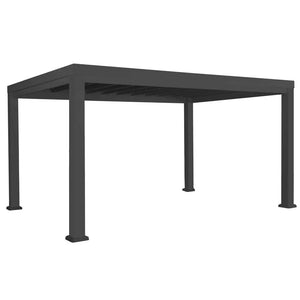 Backyard discovery trenton 10mx14m black pergola with powerport 1