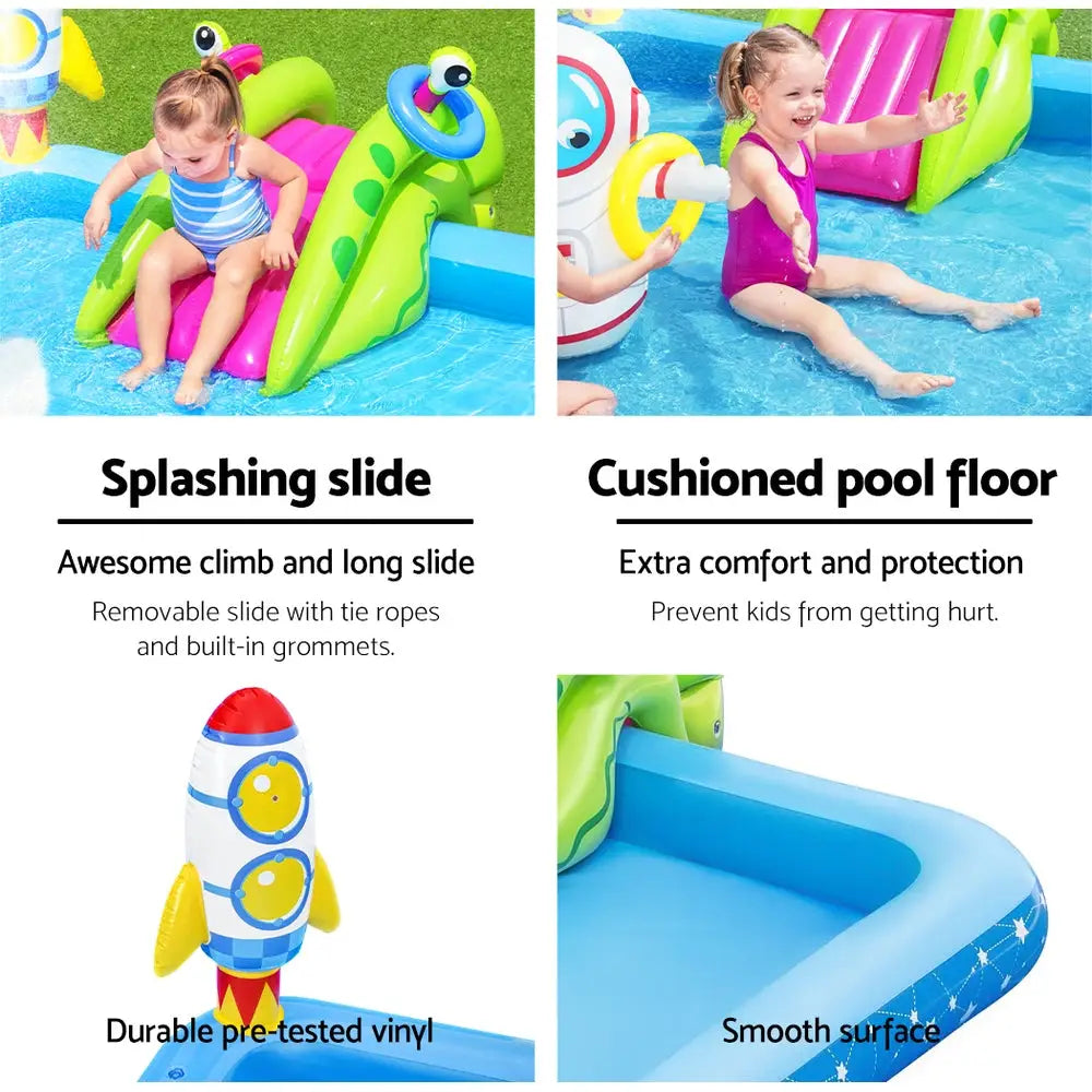 Bestway kids pool 228x206x84cm inflatable above ground swimming play pools 308l with baby swimming pool inflatable