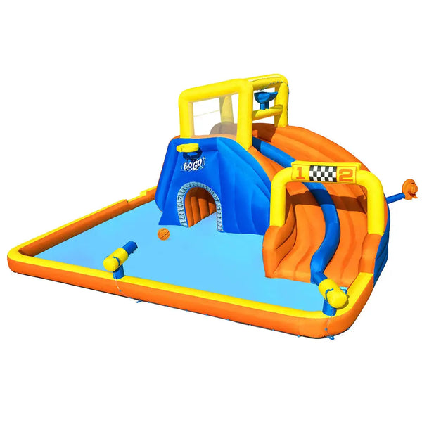 Bestway water slide 551x502x265cm kids play park inflatable water slide with ball