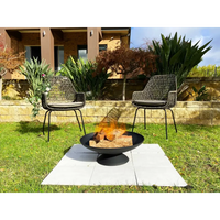 Black lassen cast iron fire pit - 78cms 2
