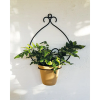 Casa Verde Wall Pot Holder - Black